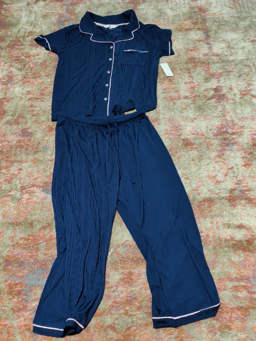 Rampage Navy PJ Lounge Set